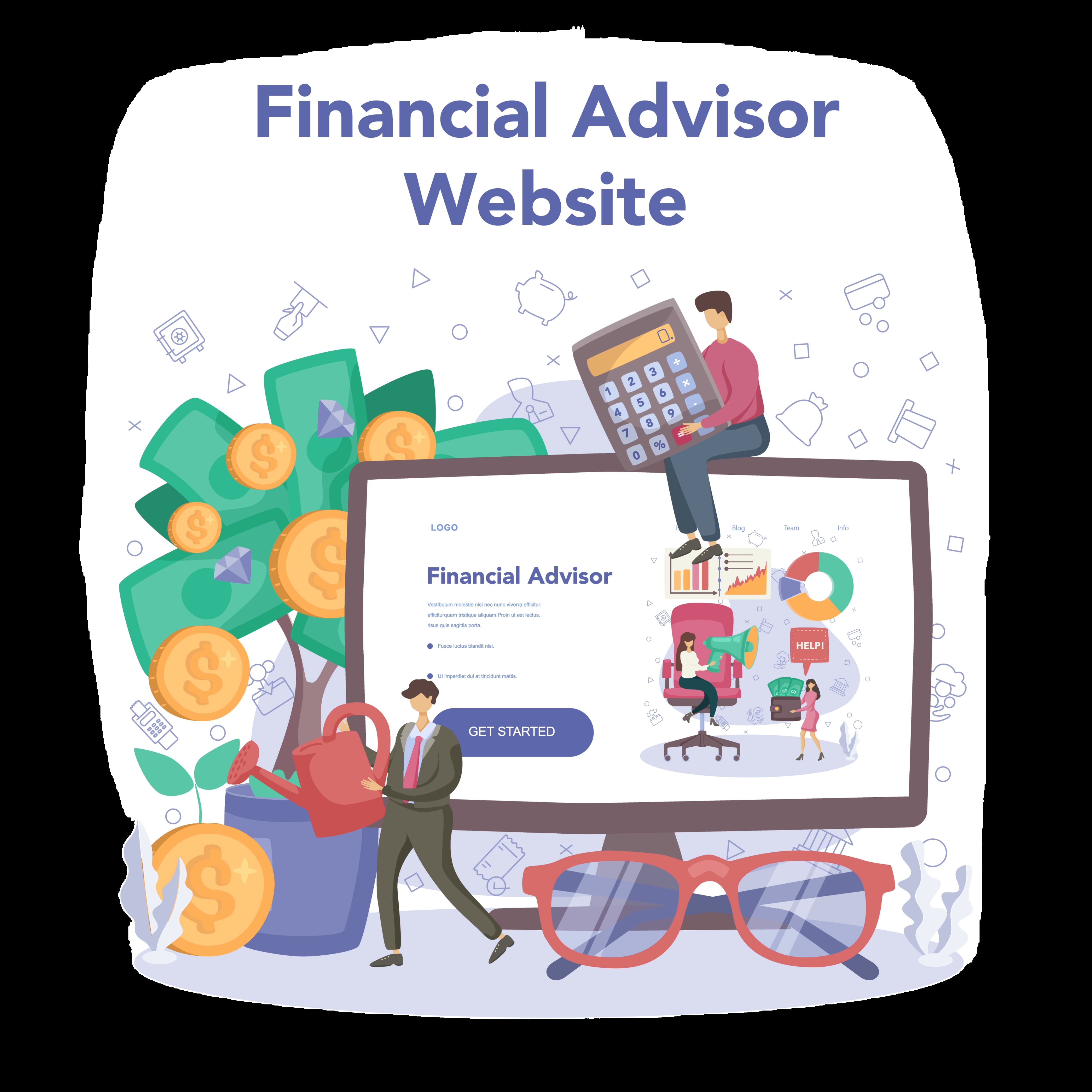 Woman working on laptop